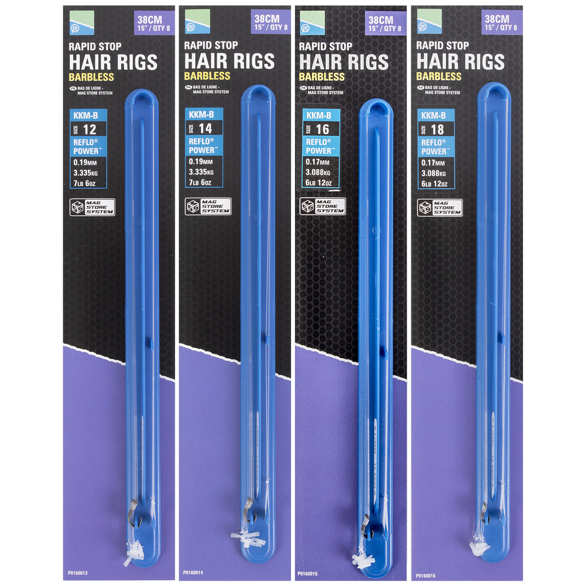 Preston KKM-B Rapid Stop Hair Rigs Barbless