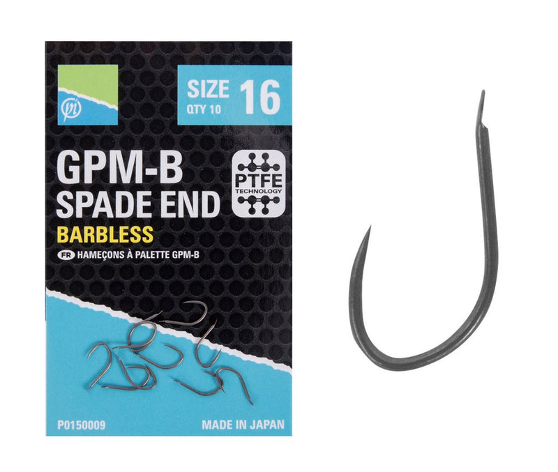 Preston GPM-B Spade End Barbless