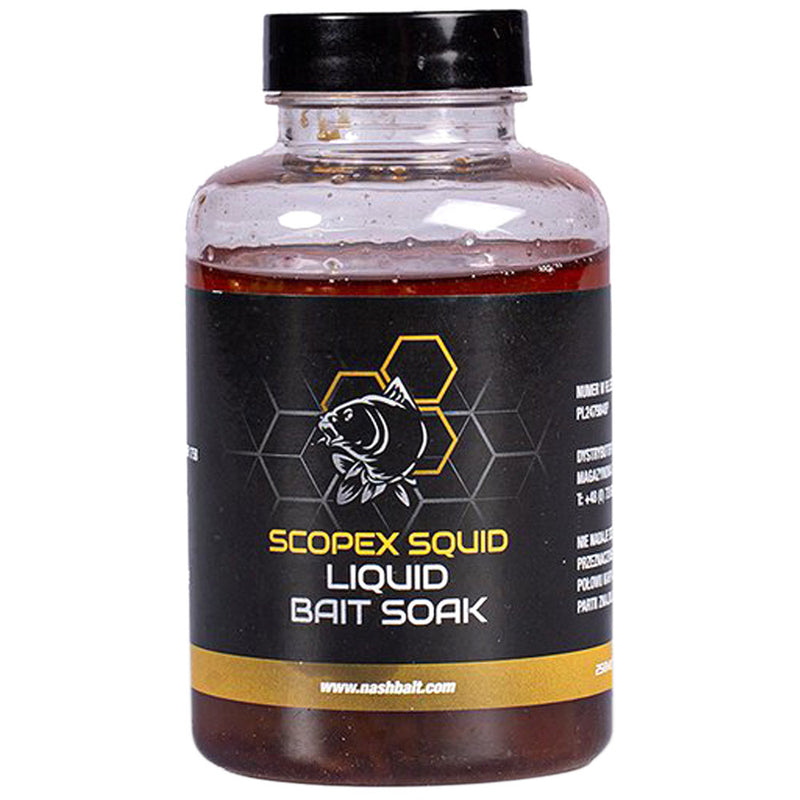 Nash Scopex Squid Liquid Bait Soak 250ml