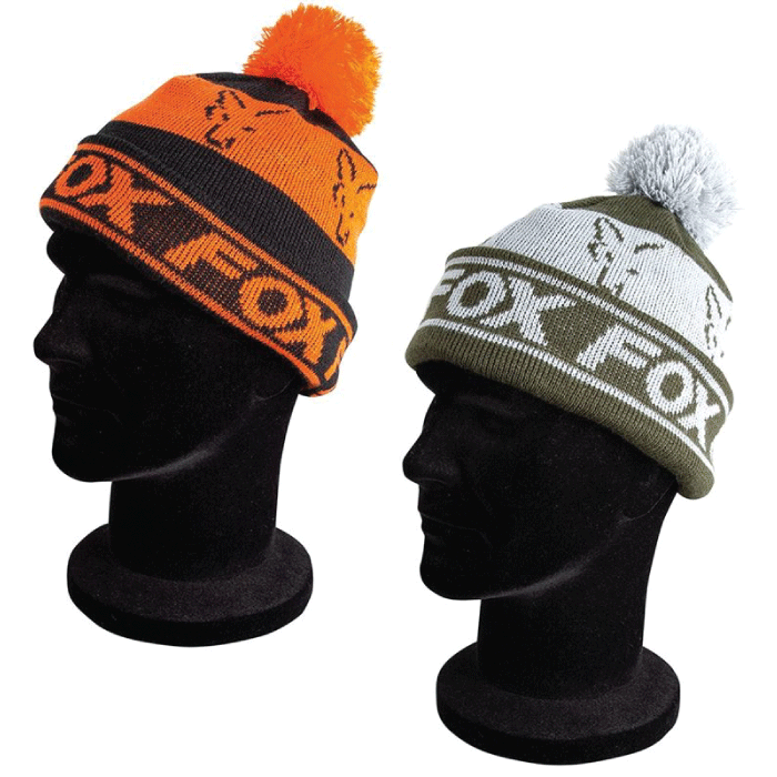 Fox Lined Bobble Hats - Vale Royal Angling Centre