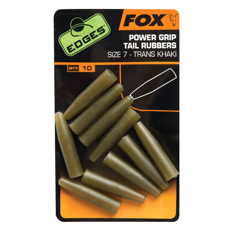 Fox EDGES™ Power Grip Tail Rubbers - Vale Royal Angling Centre