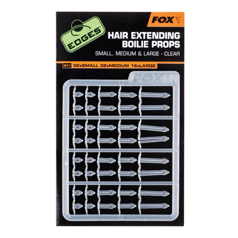 Fox EDGES™ Hair Extending Boilie Props Clear - Vale Royal Angling Centre