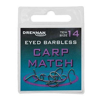 Drennan Eyed Barbless Carp Match