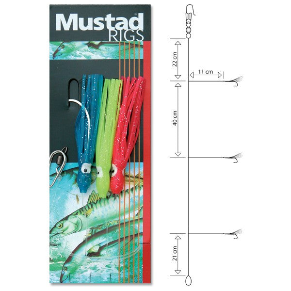 Mustad 3 Hook Wrecking Rig - Vale Royal Angling Centre